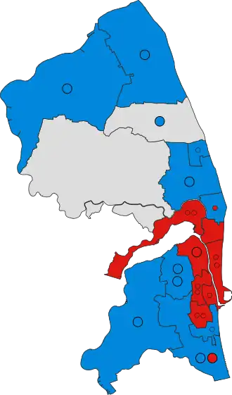 2023 results map