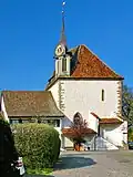 Gallus-Kapelle and the town hall of Greifensee