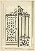 Grilles du Château-Neuf de Meudon. Mariette, A.F.