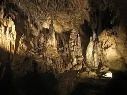 Inside one of the chambers