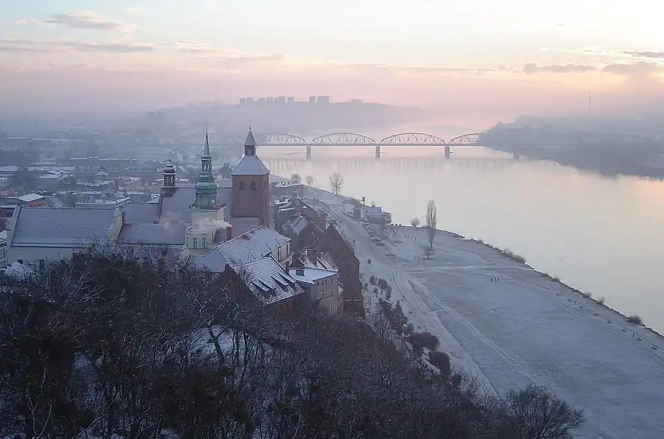 Castle Hill in Grudziądz
