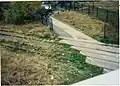 The road crossing by the signal box, 2003.