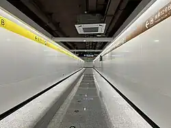 Interchange passage