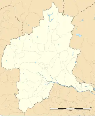 Azami Station is located in Gunma Prefecture