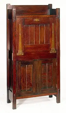 Dropfront Desk by Gustav Stickley (ca. 1903), Brooklyn Museum