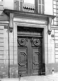 large entryway in building exterior