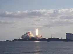 The launch of H-IIA Flight 11 (ETS-VIII) from LP-1, 2006