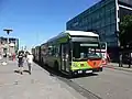 Double-articulated bus on MetroBus service M&nbsp;5 on Mönckebergstraße