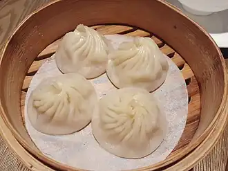 In a bamboo steamer