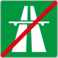 C65 End of motorway