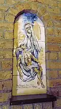 Tile tableaux in Klooster Dolphia, Glanerbrug