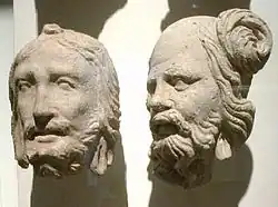 Portraits from the site of Hadda, 3rd century