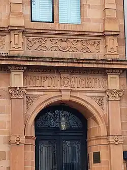 The architrave.
