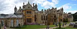 The garden front