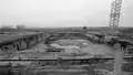 Construction photo from November 14, 1976 of the reactor building of unit A1, facing east
