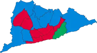 2021 results map
