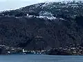 View of Hausvik, on the western coast