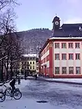 View looking north towards the Hauptstrasse