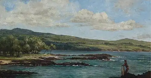 Casting a Net, oil on canvas