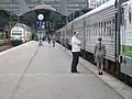 Tolstoi train &nbsp;[fi; ru] which operates between Helsinki and Moscow