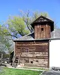 Hencz mill, the woody part of the building from the west, Zalaegerszeg, 2005
