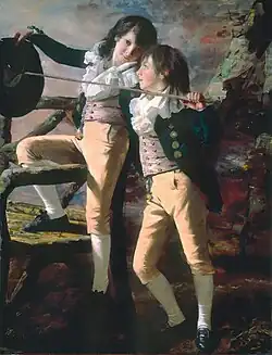 The Allen Brothers (Portrait of James and John Lee Allen) (early 1790s), Kimbell Art Museum