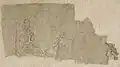 Sitting figures, Western Xia painting, 13th century.