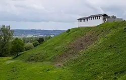 Reconstructed fortification wall exterior