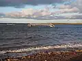 The bridge at high tide