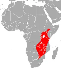 Map of range