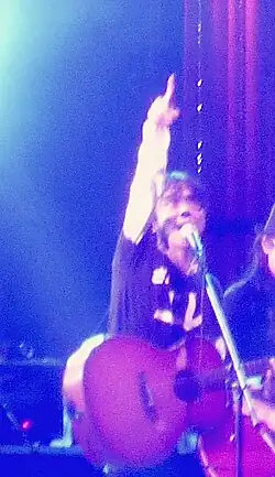 On stage in 2016