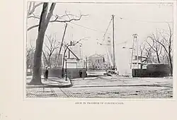Ceremony of laying the cornerstone of the arch, May 30, 1890