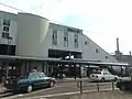 The north entrance of the station.