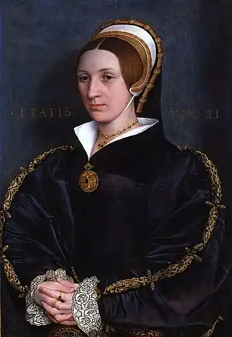 Portrait of a Lady, perhaps Elizabeth Seymour, Hans Holbein the Younger[194]