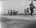 Dutch famine of 1944–1945. Searching for food on a hunger expedition.
