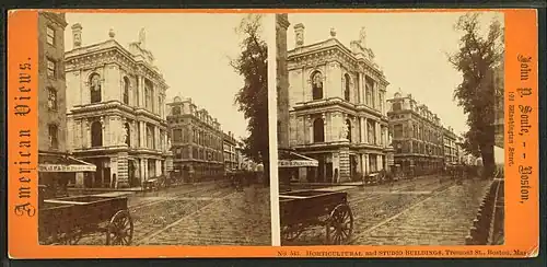 Horticultural Hall, 19th century, photo by John P. Soule