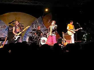 Hothouse Flowers playing at Bumbershoot 2005