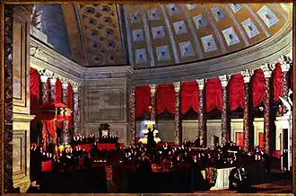 Morse's House of Representatives (1822-1823), exhibited 1823 (Corcoran Museum of Art)