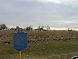 Hubbard Trail Marker in Momence Township, Kankakee County, Illinois
