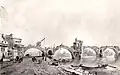 Restoration of the surviving arches, Hubert de Saint-Didier in 1824–1825