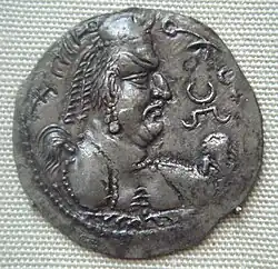 Alchon Huns king Khingila.[26]