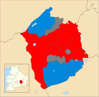 2019 results map