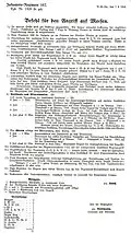 German Order for Mesen 7 April 1918