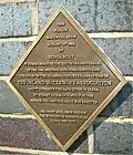 Inland Waterways Association plaque 2005 with correct date