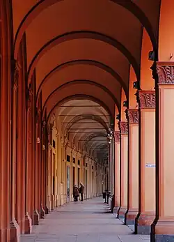 Porticoes in via Farini
