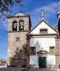The bell tower and main entrance