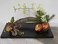 Morimono using wood and fruit