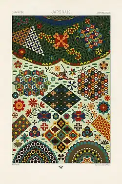 Japanese cloisonné motifs from L'Ornement Polychrome