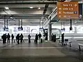 Inside the long-distance bus terminal