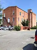 Back of the building
